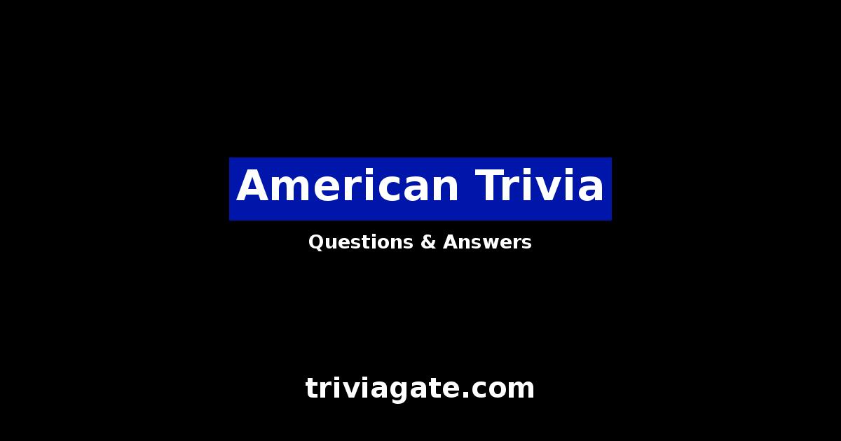 American trivia image