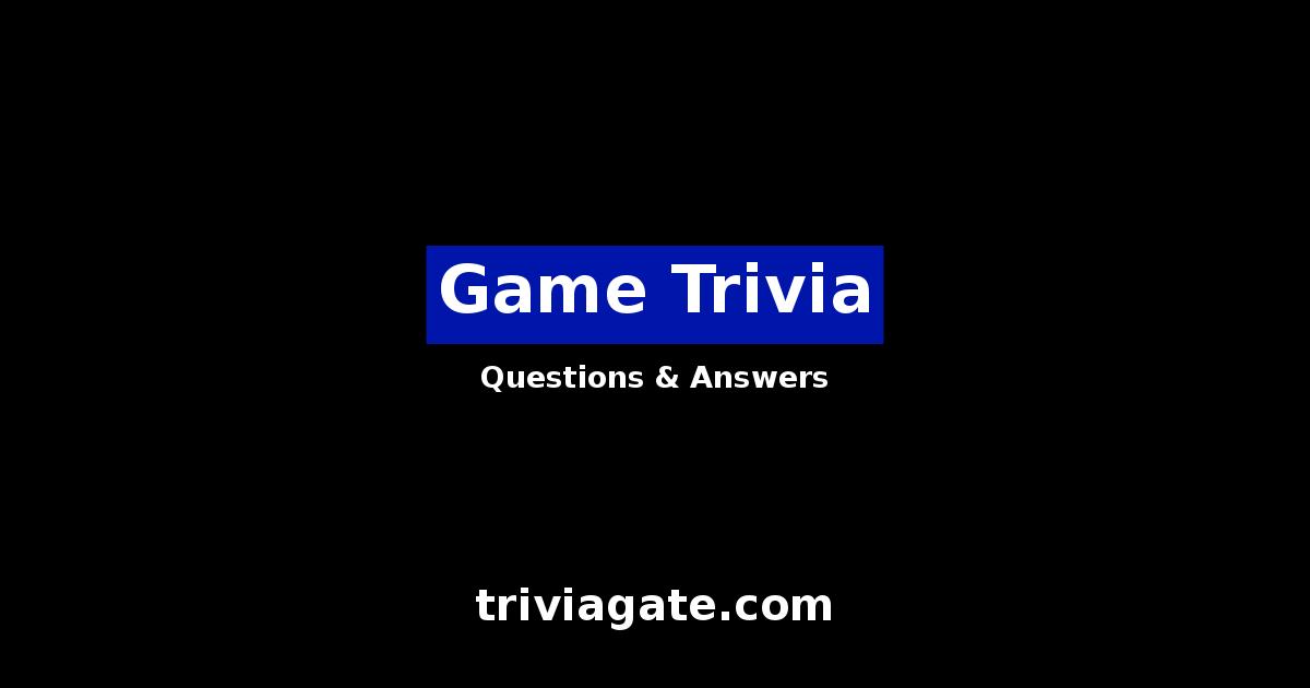 Game trivia image