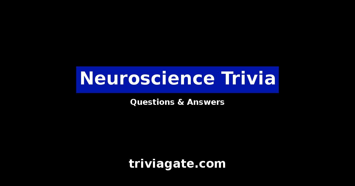Neuroscience trivia image