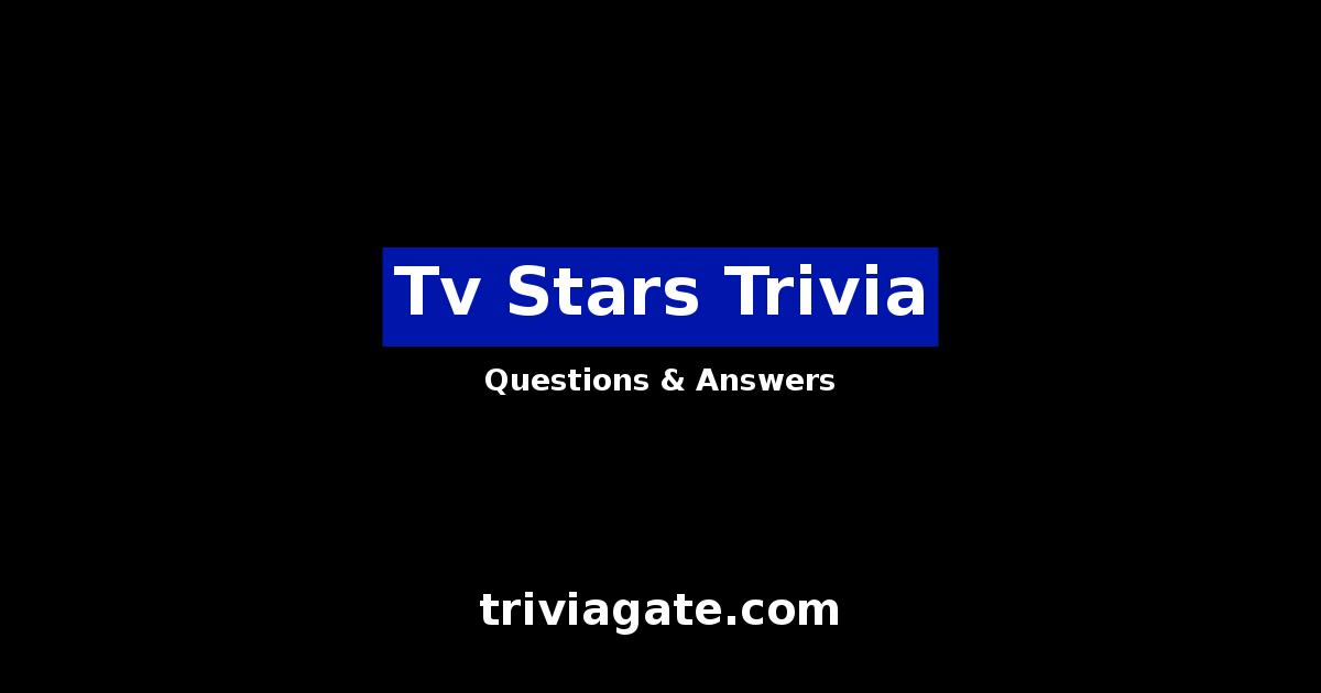 Tv Stars trivia image